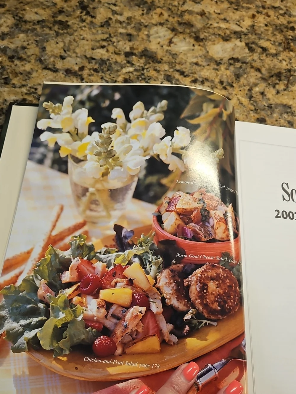 Southern Living 2001 Annual Recipes Cookbook 368 Pages Like New